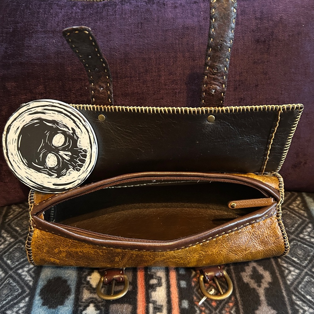 Motorcycle handlebar/tool Bag -Handcrafted - Picture 7 of 9